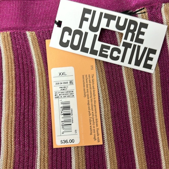 Future Collective w/Jenny K Lopez Womens Plus Sweater Pants Pink/Gold & … - Picture 6 of 9
